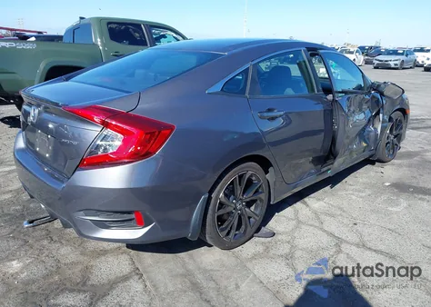 2020 Honda Civic Sport z USA, uszkodzony, nr VIN 2HGFC2F84LH576251